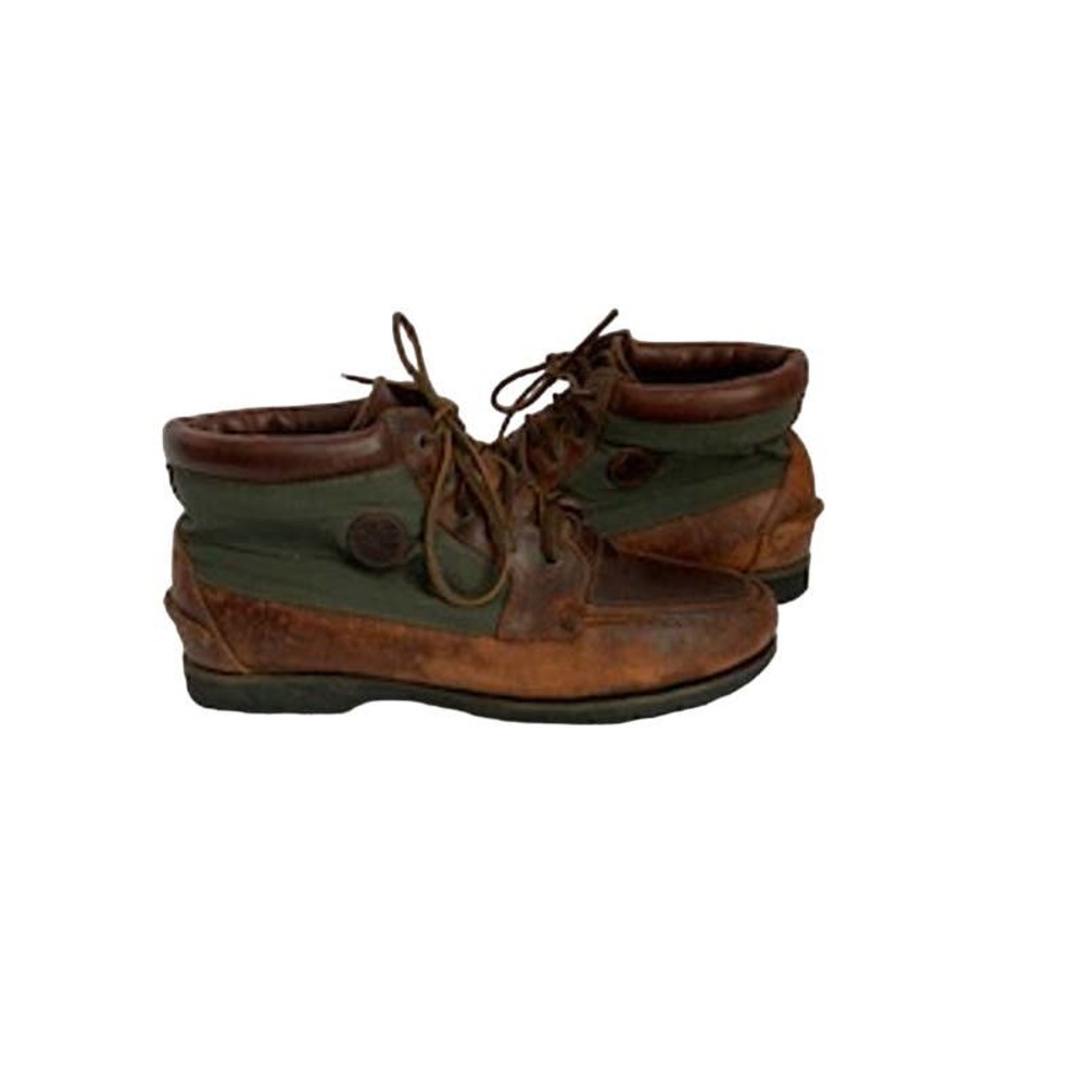 Timberland Women's 9.5  Leather/Canvas Waterproof  Vintage Hiking Boot #57334
